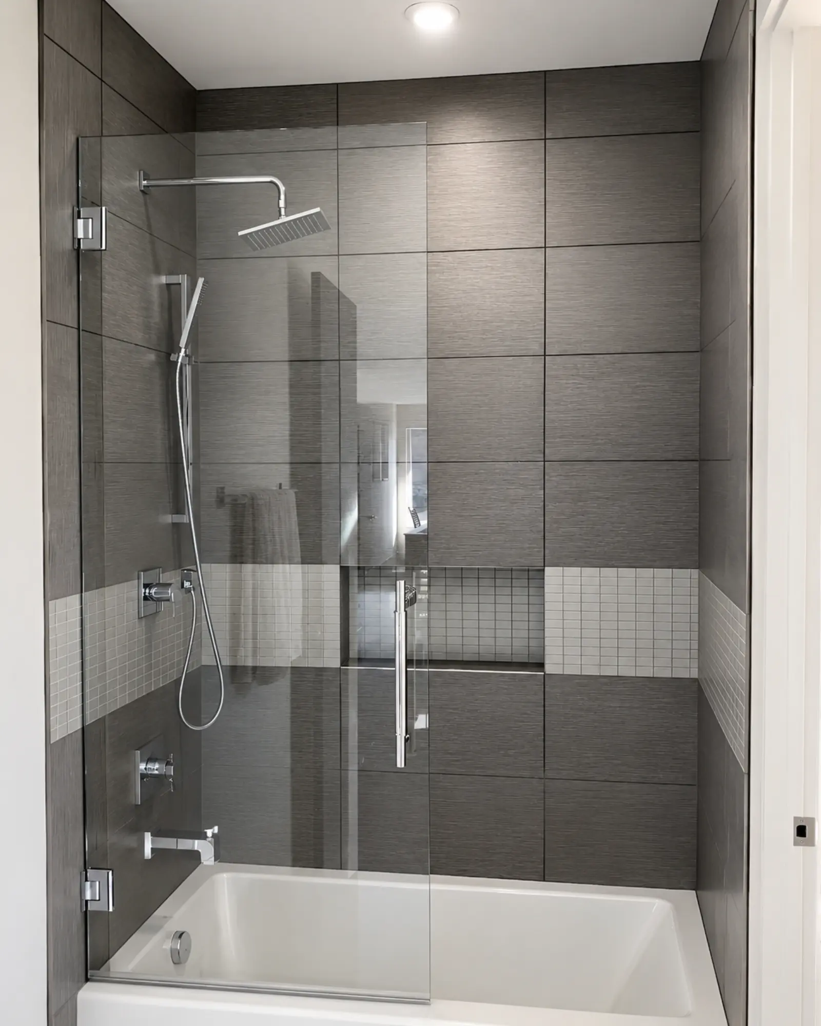 Minimalist Modern Bathroom — Bathroom Remodeling by Almog Construction, licensed Oregon general contractor CCB #241934.
