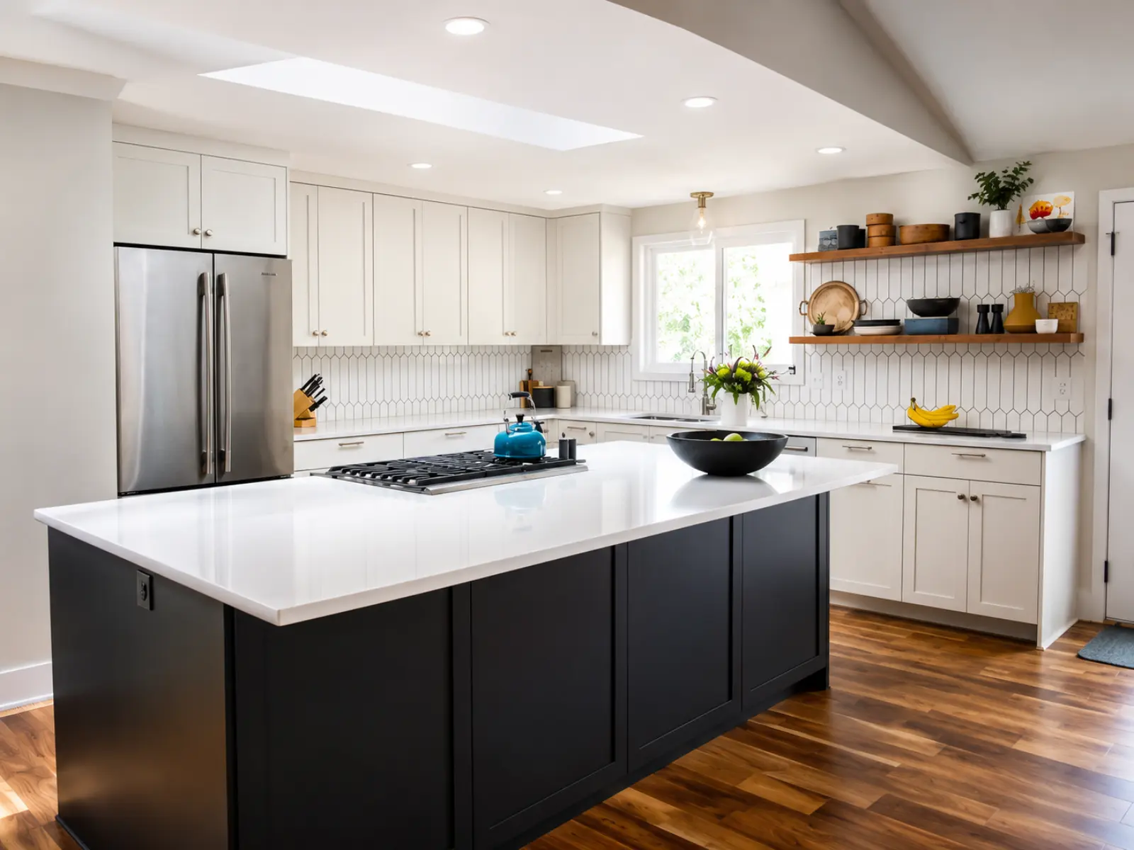 Open-Concept Kitchen with Full Island View — Kitchen Remodeling by Almog Construction, licensed Oregon general contractor CCB #241934.