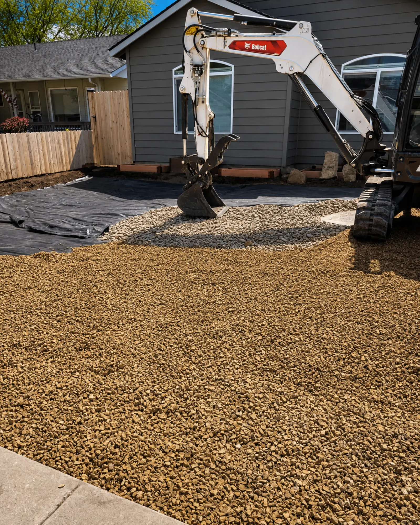 Hardscape That Holds Up — landscape remodeling detail by Almog Construction in Central Oregon.